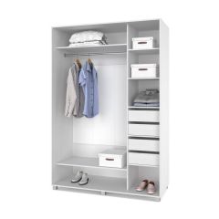 РОЛАНД Шкаф-купе с зеркалом Анкор светлый (600*1200) Р622 в Приобье - priobie.mebel24.online | фото 4