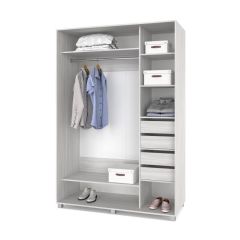 РОЛАНД Шкаф-купе с зеркалом Шимо светлый (600*1300) Р632 в Приобье - priobie.mebel24.online | фото 4