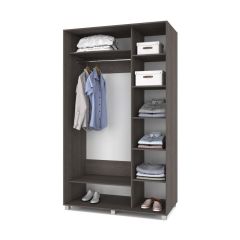 РОЛАНД Шкаф-купе зеркалом Анкор темный (600*1500) Р652 в Приобье - priobie.mebel24.online | фото 2