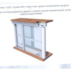 Шкаф-купе ШКО-3 1400 мм ЛДСП/ЛДСП в Приобье - priobie.mebel24.online | фото 5