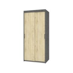 ТОМАС Шкаф-купе Камень темный - Ирландский дуб Т21 в Приобье - priobie.mebel24.online | фото