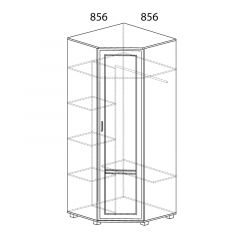 Шкаф угловой №243 Белла в Приобье - priobie.mebel24.online | фото 2