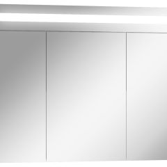 Шкаф-зеркало Аврора 90 с подсветкой LED Домино (DV8011HZ) в Приобье - priobie.mebel24.online | фото