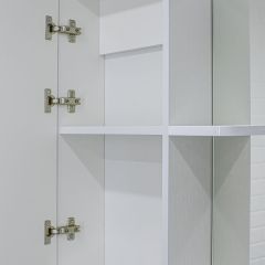 Шкаф-зеркало Норма 2-60 левый АЙСБЕРГ (DA1611HZ) в Приобье - priobie.mebel24.online | фото 7