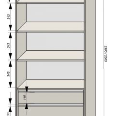 Спальня Серый камень + Кровать (серии «ГЕСТИЯ») в Приобье - priobie.mebel24.online | фото 9