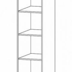 ГАММА Спальный гарнитур (модульный) дуб вотан в Приобье - priobie.mebel24.online | фото 6