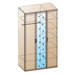 Спальня Карина композиция 2 (Гикори Джексон светлый) в Приобье - priobie.mebel24.online | фото 2