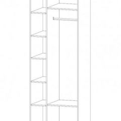 КОСТА-РИКА Шкаф 2-х створчатый (шимо темный/шимо светлый) в Приобье - priobie.mebel24.online | фото 2