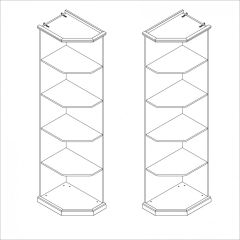 Спальня модульная Мишель (белый матовый/экокожа) в Приобье - priobie.mebel24.online | фото 5