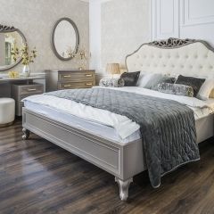 Спальня модульная Мокко (серый камень) в Приобье - priobie.mebel24.online | фото 5