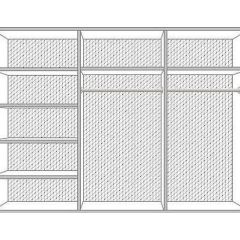 Спальный гарнитур Диана (модульная) в Приобье - priobie.mebel24.online | фото 3