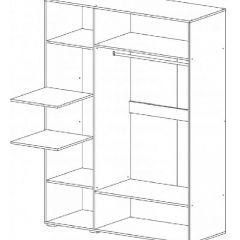 Спальный гарнитур Ненси (Венге/Белый глянец) в Приобье - priobie.mebel24.online | фото 17