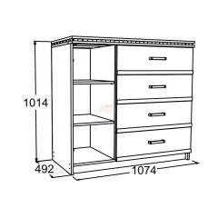 Спальный гарнитур Ольга-13 (модульный) в Приобье - priobie.mebel24.online | фото 14