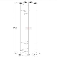 Спальный гарнитур Ольга-1Н (модульная) в Приобье - priobie.mebel24.online | фото 7