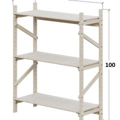 Стеллаж Конструктор Арт.С1000-1 в Приобье - priobie.mebel24.online | фото 2