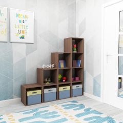 Стеллаж Ярофф №4, четырехсекционный в Приобье - priobie.mebel24.online | фото 6