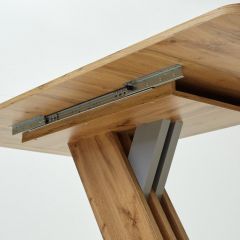 Стол EXEL 140 Дуб Вотан/ Алюминий М-City в Приобье - priobie.mebel24.online | фото 6