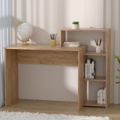Стол с полкой (ЛДСП дуб крафт золотой) в Приобье - priobie.mebel24.online | фото