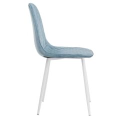 Стул на металлокаркасе на металлокаркасе Capri blue / white в Приобье - priobie.mebel24.online | фото 4