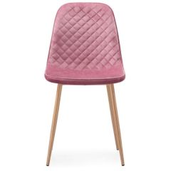 Стул на металлокаркасе Capri pink / wood в Приобье - priobie.mebel24.online | фото 2