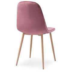 Стул на металлокаркасе Capri pink / wood в Приобье - priobie.mebel24.online | фото 4