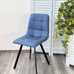 Стул CHILLI-Q SQUARE Oracul 795 Синий, экокожа PU / черный каркас, М-City в Приобье - priobie.mebel24.online | фото 6