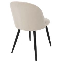 Стул на металлокаркасе Gabi 1 beige / black в Приобье - priobie.mebel24.online | фото 4