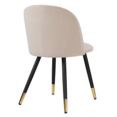 Стул на металлокаркасе Gabi beige / black / gold в Приобье - priobie.mebel24.online | фото 2