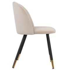 Стул на металлокаркасе Gabi beige / black / gold в Приобье - priobie.mebel24.online | фото 4