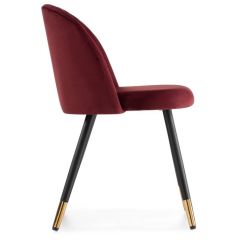 Стул на металлокаркасе Gabi wine red / black в Приобье - priobie.mebel24.online | фото 3