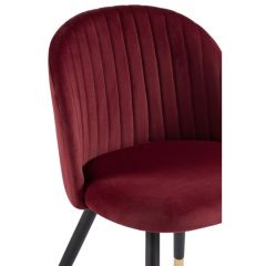 Стул на металлокаркасе Gabi wine red / black в Приобье - priobie.mebel24.online | фото 5