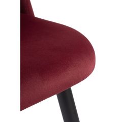 Стул на металлокаркасе Gabi wine red / black в Приобье - priobie.mebel24.online | фото 6