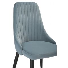 Стул на металлокаркасе Kora light blue / black в Приобье - priobie.mebel24.online | фото 5