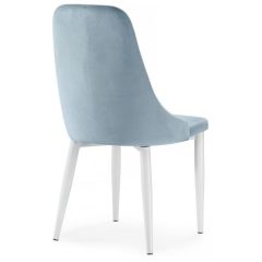 Стул на металлокаркасе Kora light blue / white в Приобье - priobie.mebel24.online | фото 4