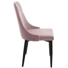 Стул на металлокаркасе Kora light purple / black в Приобье - priobie.mebel24.online | фото 2