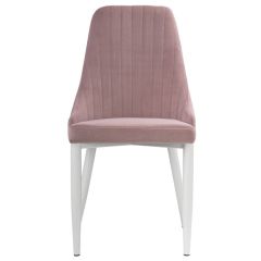 Стул на металлокаркасе Kora white / light purple в Приобье - priobie.mebel24.online | фото 2