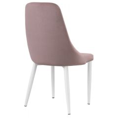 Стул на металлокаркасе Kora white / light purple в Приобье - priobie.mebel24.online | фото 4