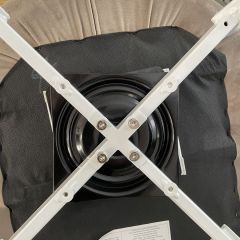 Стул MAVERICK 360 град. поворот. BLUVEL-40 BEIGE/ белый каркас, М-City в Приобье - priobie.mebel24.online | фото 5