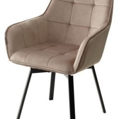 Стул MAVERICK 360 град. поворот. BLUVEL-40 BEIGE/ черный каркас, М-City в Приобье - priobie.mebel24.online | фото