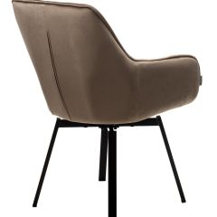 Стул MAVERICK 360 град. поворот. BLUVEL-40 BEIGE/ черный каркас, М-City в Приобье - priobie.mebel24.online | фото 2