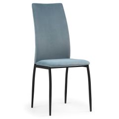 Стул на металлокаркасе Tod light blue / black в Приобье - priobie.mebel24.online | фото 3