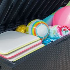 Сундук CAPRI STORAGE BOX 305 L антрацит в Приобье - priobie.mebel24.online | фото 2