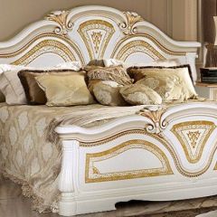 Тумба прикроватная (12.220) Грация (белый/золото) в Приобье - priobie.mebel24.online | фото 2