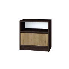 Тумба прикроватная Флоренция (Венге/Дуб Крафт Золотой) в Приобье - priobie.mebel24.online | фото