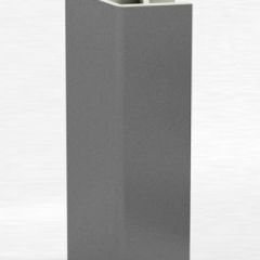 Угловое соединение для цоколя 135 гр. h100 мм (Алюминий, Белый, Черный, Сонома) в Приобье - priobie.mebel24.online | фото