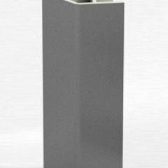 Угловое соединение для цоколя 135 гр. h150 мм (Алюминий, Белый, Черный, Сономаый) в Приобье - priobie.mebel24.online | фото