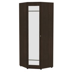 Угловой шкаф с зеркалом "Алиса (H6_M)" с торцевой ручкой в Приобье - priobie.mebel24.online | фото