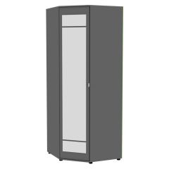 Угловой шкаф с зеркалом "Алиса (H6_M)" с торцевой ручкой в Приобье - priobie.mebel24.online | фото 22