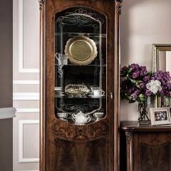 Витрина одностворчатая Илона (караваджо) в Приобье - priobie.mebel24.online | фото