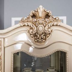 Витрина одностворчатая Джоконда (крем глянец) в Приобье - priobie.mebel24.online | фото 2